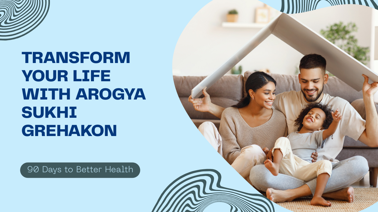 Copy Of Copy Of Copy Of YouTube Thumbnail Transform Your Life With AROGYA SUKHI GREHAKON